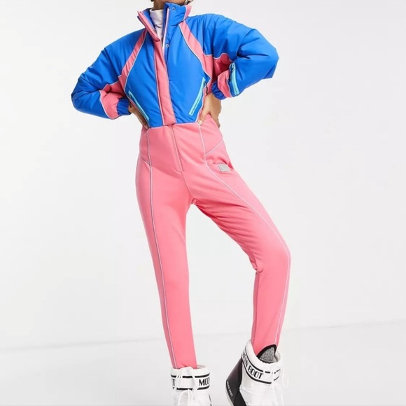 PINK TALL SKI SUIT